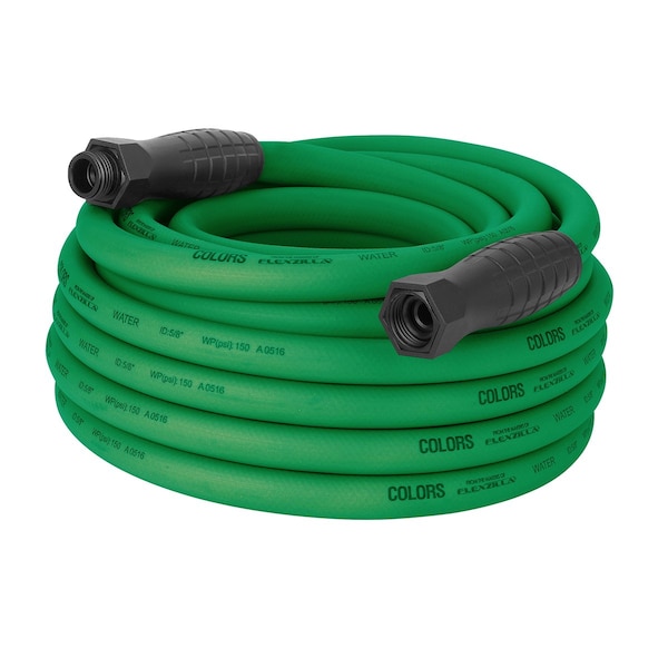 Colors 5/8 in ID x 50 ft L SwivelGrip Garden Hose, Forest Green HFZC550GRS-E - main